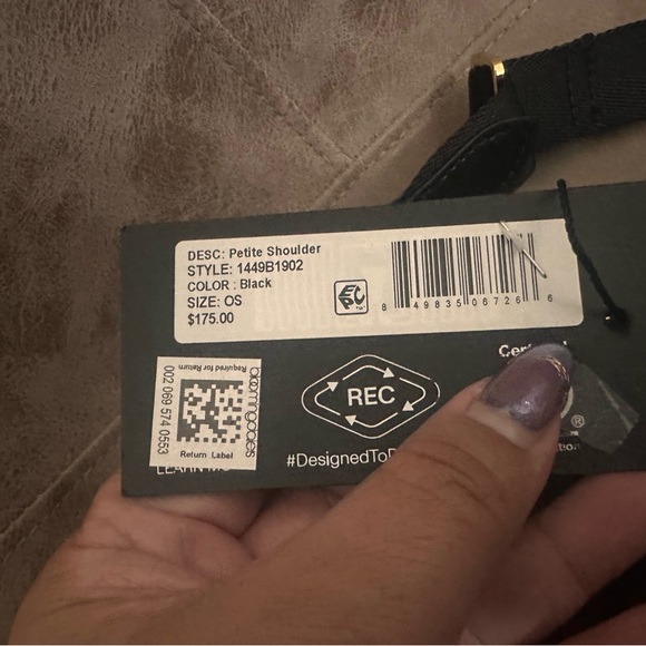MZ Wallace Chelsea Petite Shoulder / Crossbody Bag NWT BLACK - Picture 7 of 10